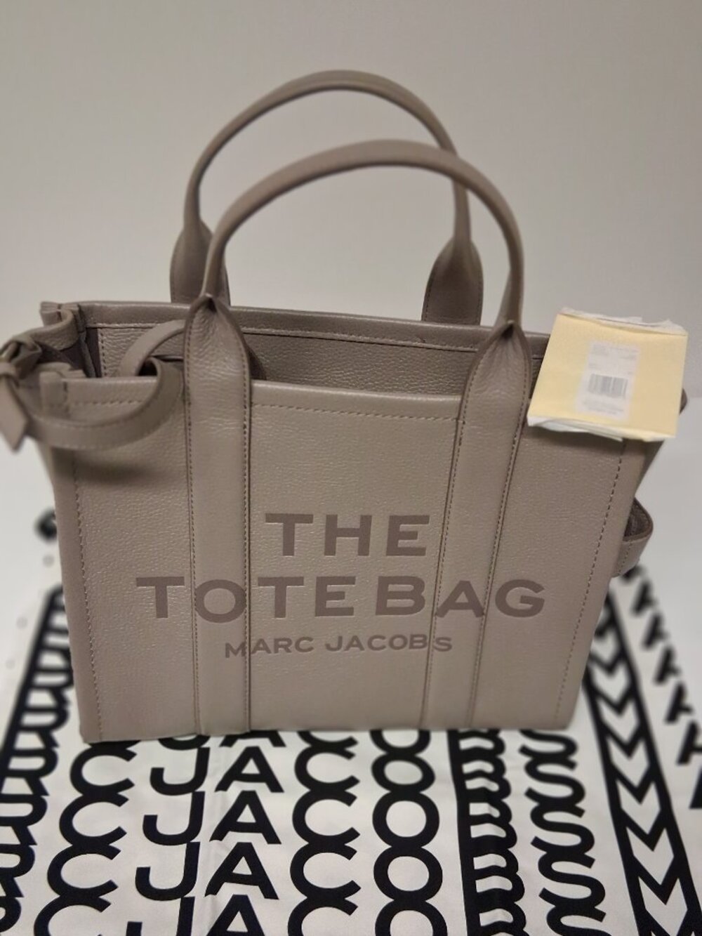 Authentic Marc Jacobs “The Medium Tote”  Color Cement  Style H004L01PF21 New